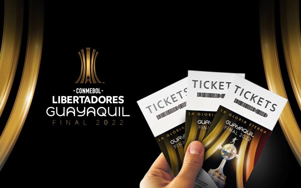 Divulgação da CONMEBOL para a venda de ingressos da Final da Libertadores de 2022. Foto: Divulgação